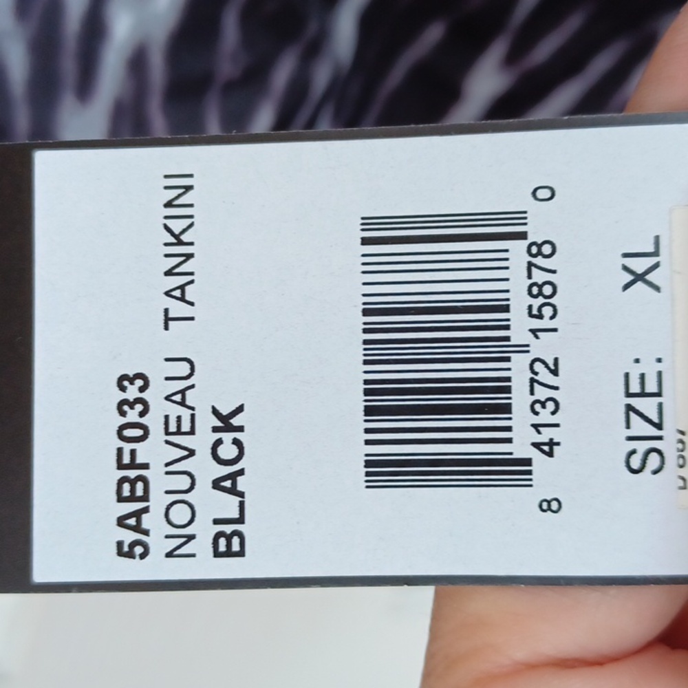 ADIDAS Racerback Tankini Swim Top Sz XL - Picture 7 of 7